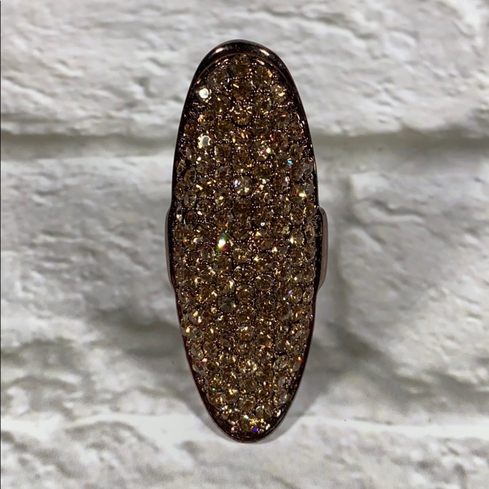 Beautiful Yellow stone statement ring - Picture 3 of 6